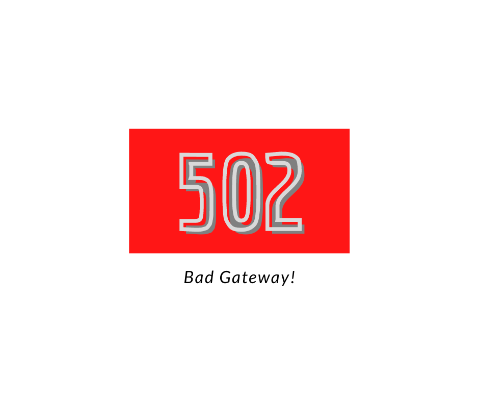 Error 502 bad gateway